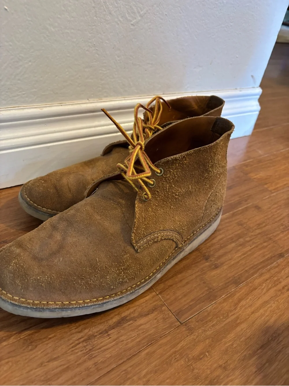 Red Wing Shoes Men's Tan Suede Chukka Boots